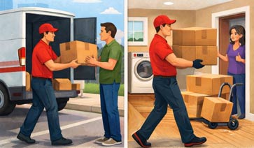 Curbside Delivery vs Inside Delivery: Which Do Your Customers Need?